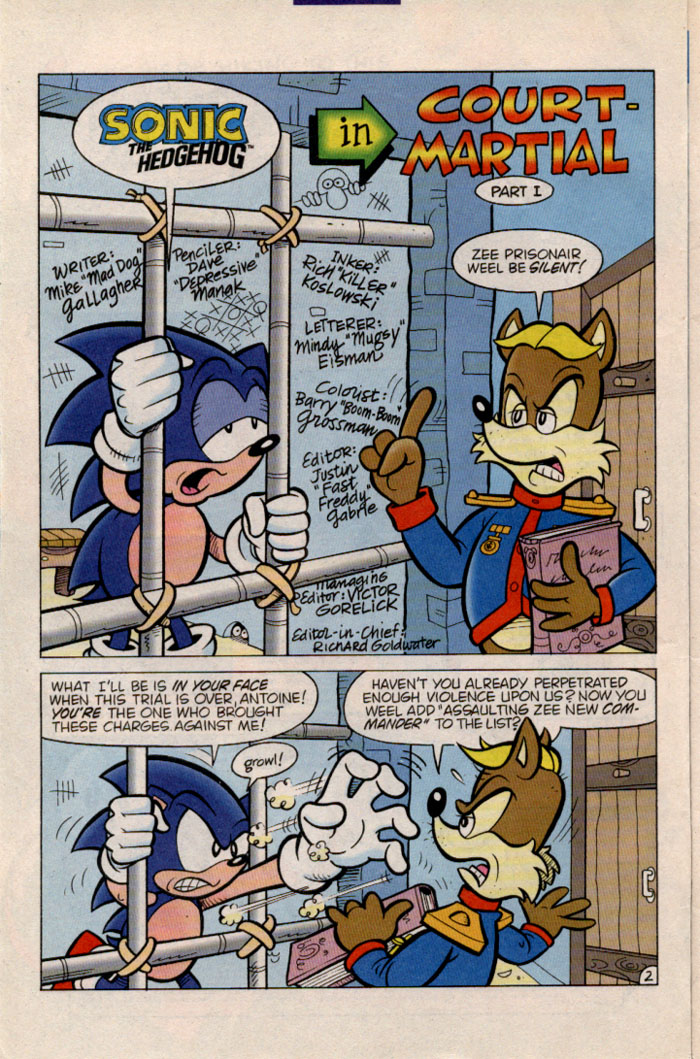 Sonic - Archie Adventure Series November 1996 Page 2